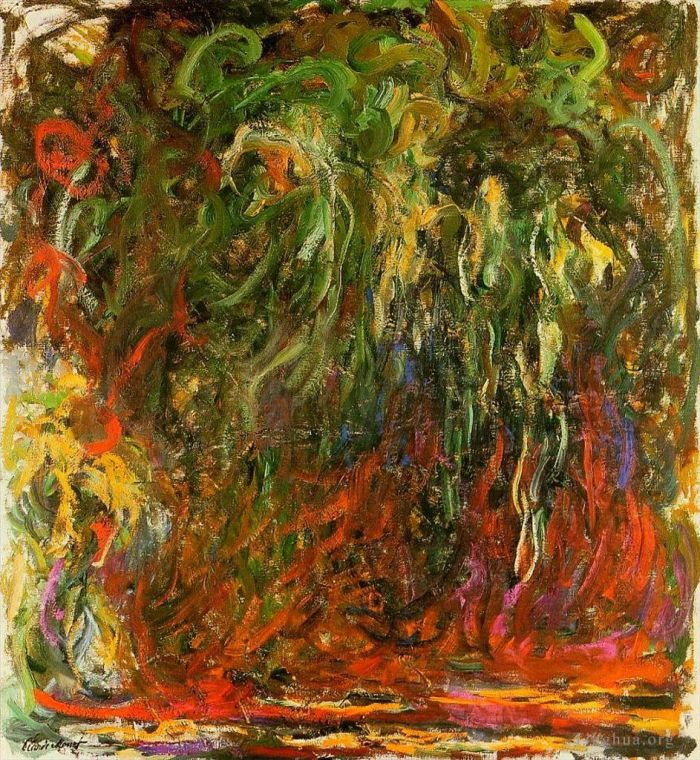 Claude Monet Ölgemälde - Trauerweide Giverny
