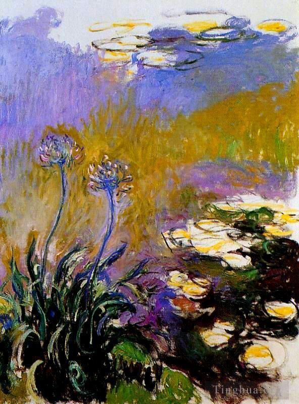 Claude Monet Andere Malerei - Agapanathus
