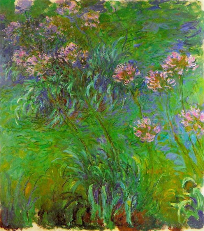 Claude Monet Andere Malerei - Agapanthus