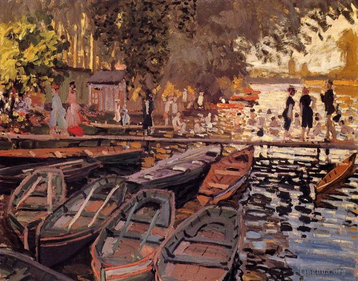 Claude Monet Andere Malerei - Badegäste in La Grenouillere