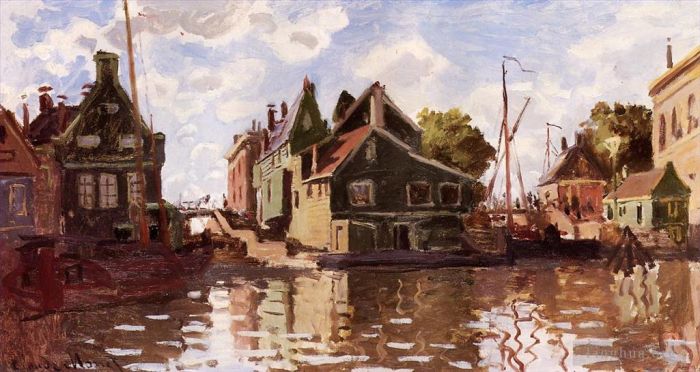 Claude Monet Andere Malerei - Kanal in Zaandam