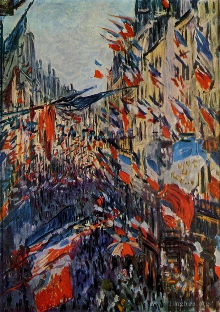 Claude Monet Andere Malerei - Die Rue SaintDenis
