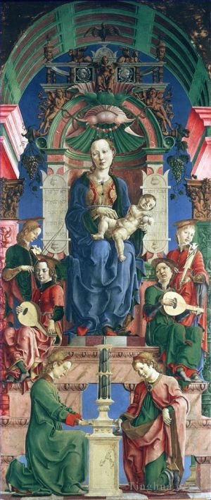Cosme Tura Werk - Lippi Filippino Die thronende Jungfrau und das Kind