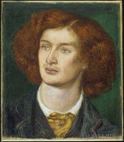 Dante Gabriel Rossetti Ölgemälde - Algernon Charles Swinburne
