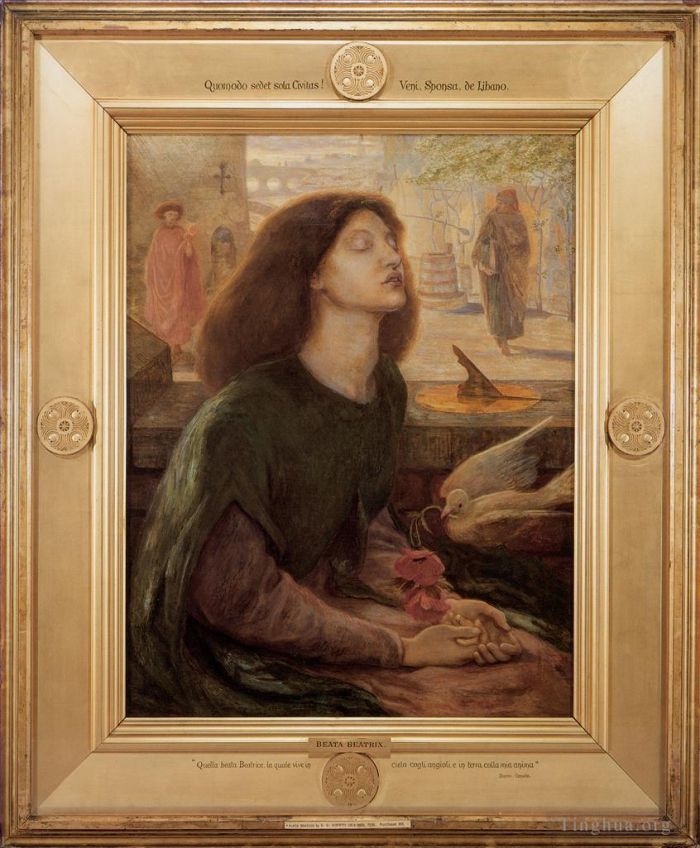 Dante Gabriel Rossetti Ölgemälde - Beata Beatrix 1877