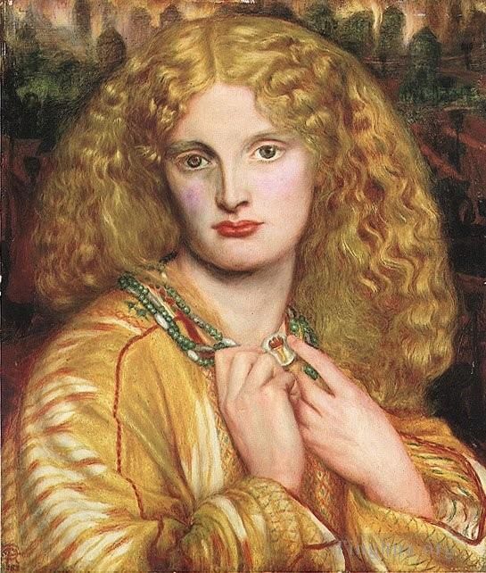 Dante Gabriel Rossetti Ölgemälde - Helena von Troja