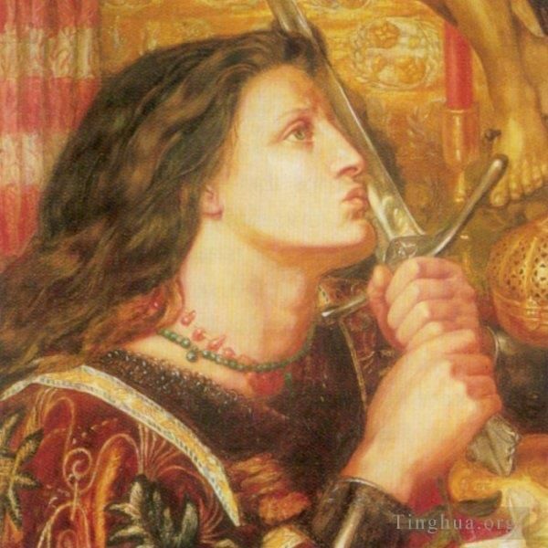 Dante Gabriel Rossetti Ölgemälde - Jeanne d'Arc