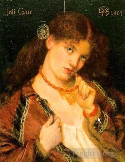 Dante Gabriel Rossetti Ölgemälde - Joli Coeur