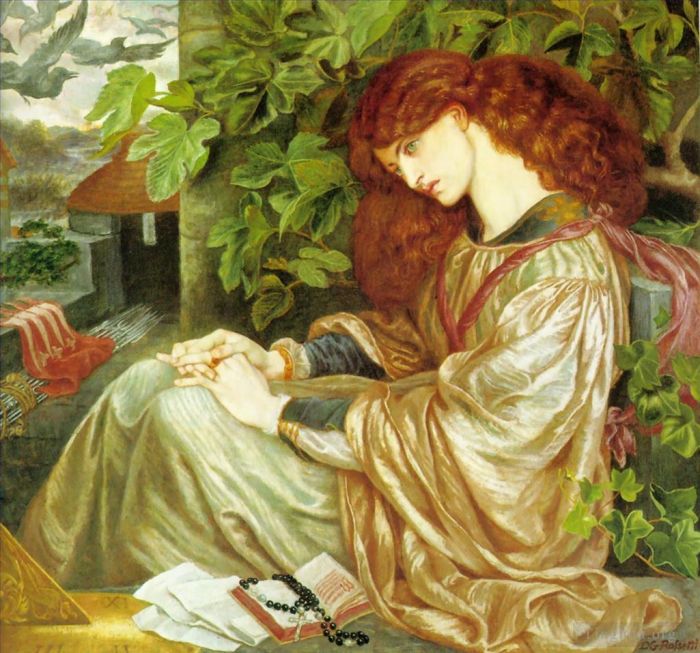 Dante Gabriel Rossetti Ölgemälde - La Pia de Tolomei