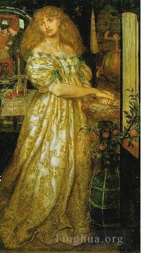 Dante Gabriel Rossetti Ölgemälde - Lucrezia Borgia