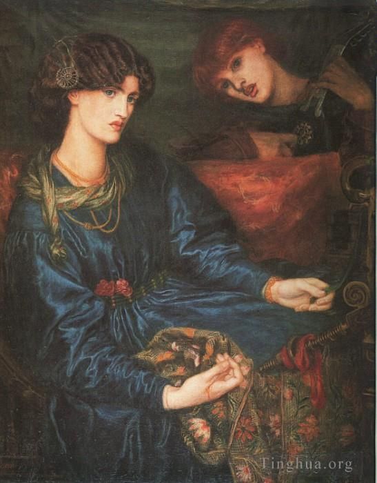 Dante Gabriel Rossetti Ölgemälde - Mariana