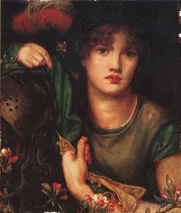 Dante Gabriel Rossetti Ölgemälde - My Lady Greensleeves