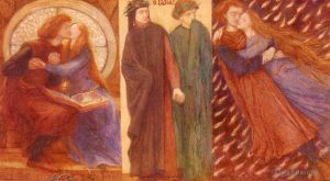 Dante Gabriel Rossetti Werk - Paolo und Francesca Da Rimini