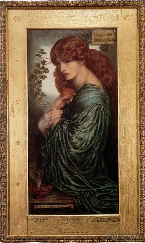 Dante Gabriel Rossetti Ölgemälde - Prosperine