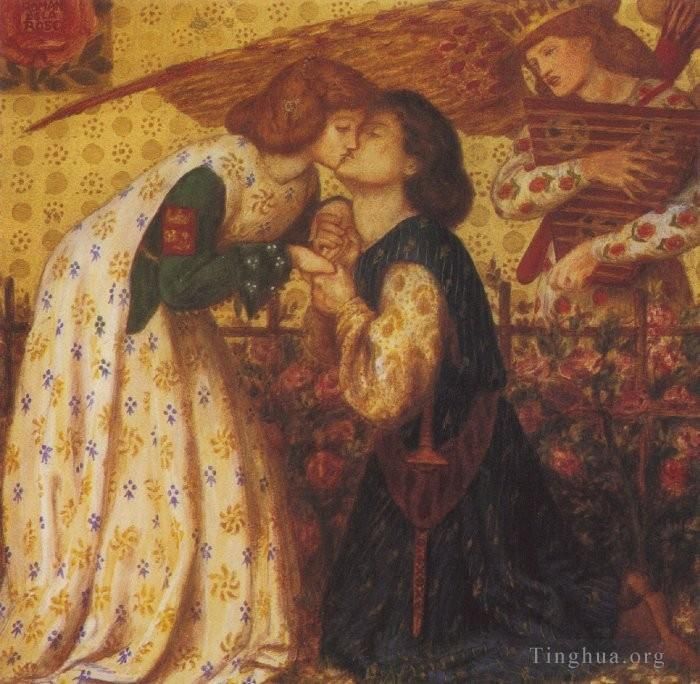 Dante Gabriel Rossetti Ölgemälde - Roman de la Rose