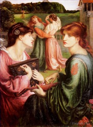 Dante Gabriel Rossetti Werk - Die Laubenwiese