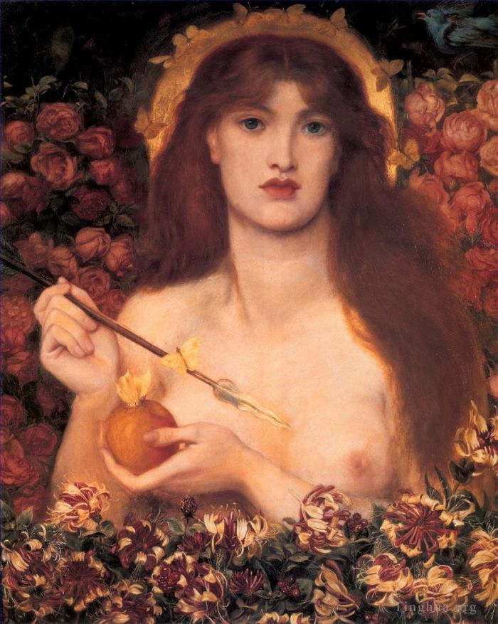 Dante Gabriel Rossetti Ölgemälde - Venus Verticordia