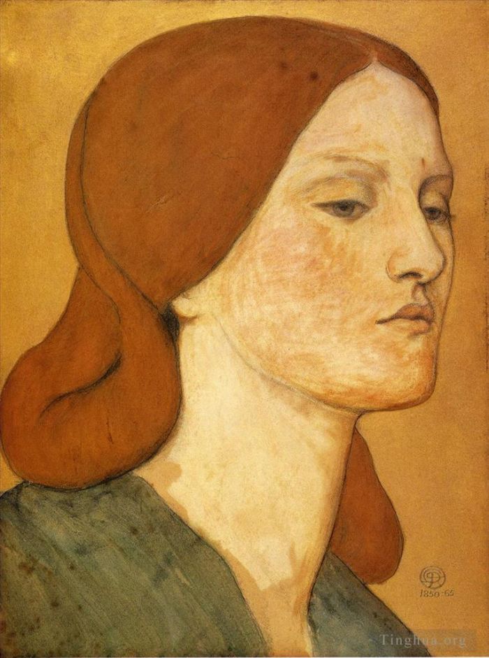 Dante Gabriel Rossetti Andere Malerei - Porträt von Elizabeth Siddal3