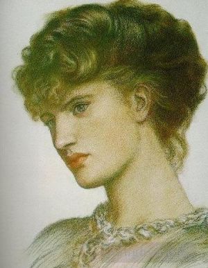 Dante Gabriel Rossetti Werk - Porträt einer Dame