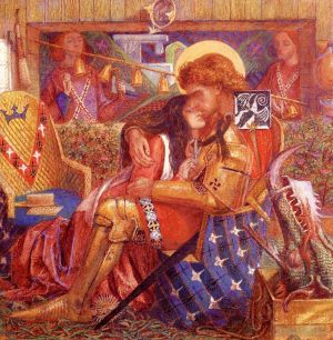 Dante Gabriel Rossetti Werk - Die Hochzeit des Heiligen Georg und der Prinzessin Sabra