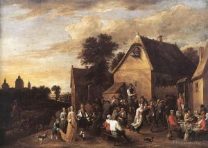 David Teniers the Younger Werk - Flämischer Kermess 1652