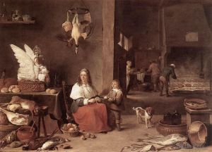David Teniers the Younger Werk - Küchenszene 1644