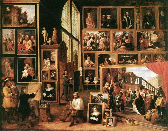 David Teniers the Younger Ölgemälde - Die Galerie des Erzherzogs Leopold in Brüssel 1639