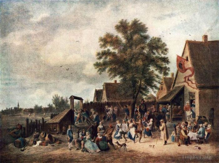 David Teniers the Younger Ölgemälde - Das Dorffest