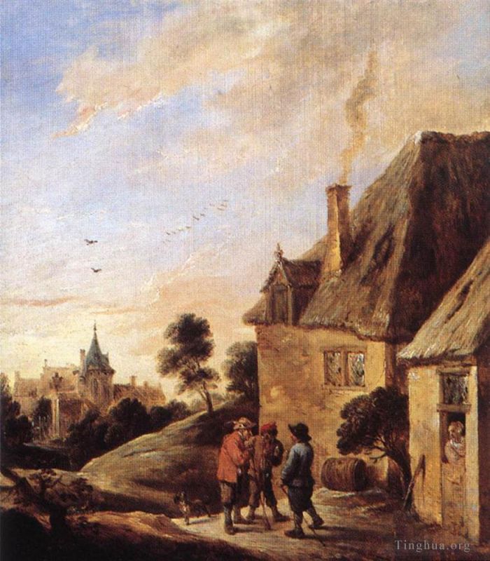 David Teniers the Younger Ölgemälde - Dorfszene 2