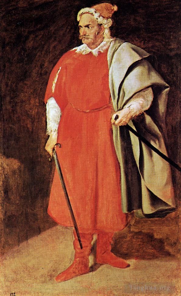 Diego Velázquez Ölgemälde - Possenreißer Barbarroja