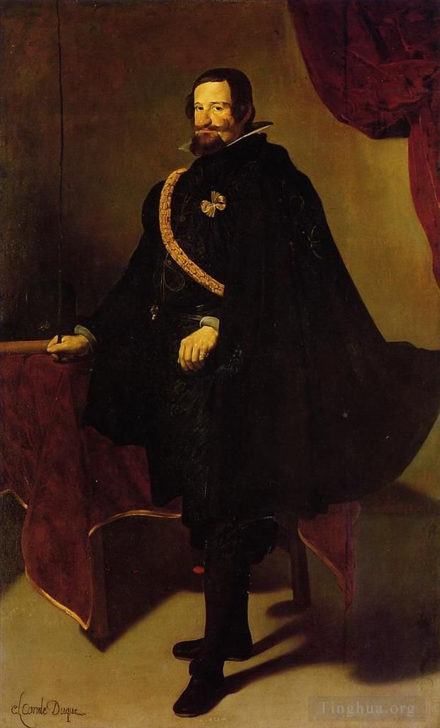 Diego Velázquez Ölgemälde - Don Gaspar de Guzman Graf von Olivares und Herzog von San Lucar la Mayor