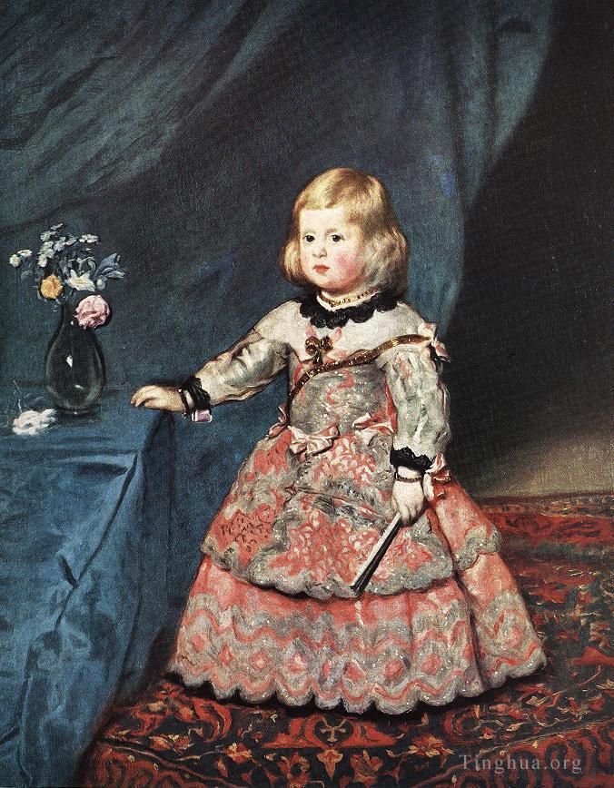 Diego Velázquez Ölgemälde - Infantin Marguarite Therese