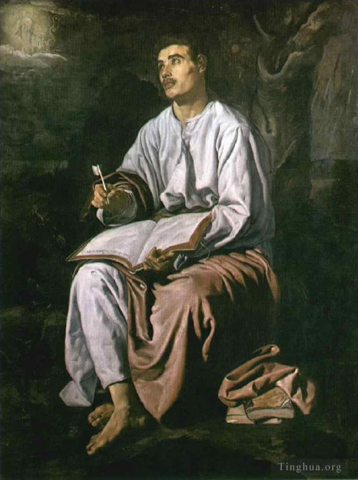 Diego Velázquez Ölgemälde - Johannes auf Patmos
