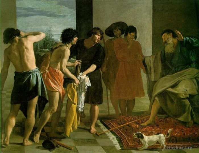 Diego Velázquez Ölgemälde - Josephs blutiger Mantel