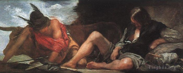 Diego Velázquez Ölgemälde - Merkur und Argus