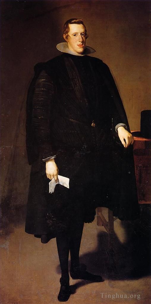 Diego Velázquez Ölgemälde - Philipp IV. stehend2