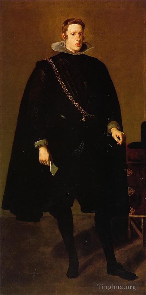 Diego Velázquez Ölgemälde - Philipp IV. stehend