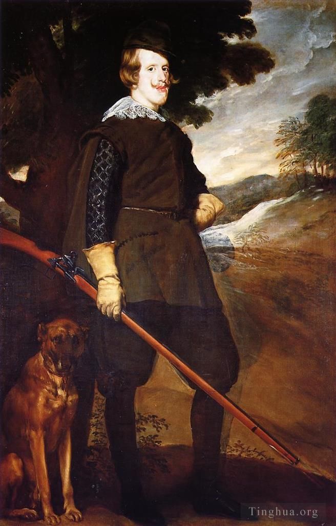Diego Velázquez Ölgemälde - Philipp IV. als Jäger