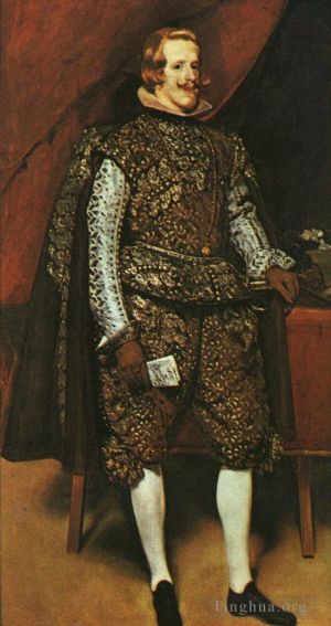 Diego Velázquez Werk - Philipp IV. in Braun und Silber