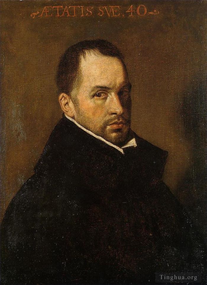 Diego Velázquez Ölgemälde - Porträt eines Geistlichen