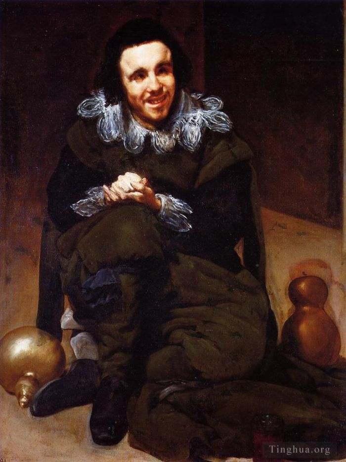 Diego Velázquez Ölgemälde - Der Possenreißer Calabazas2