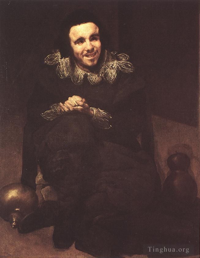 Diego Velázquez Ölgemälde - Der Zwerg Don Juan Calabazas nannte Calabacillas