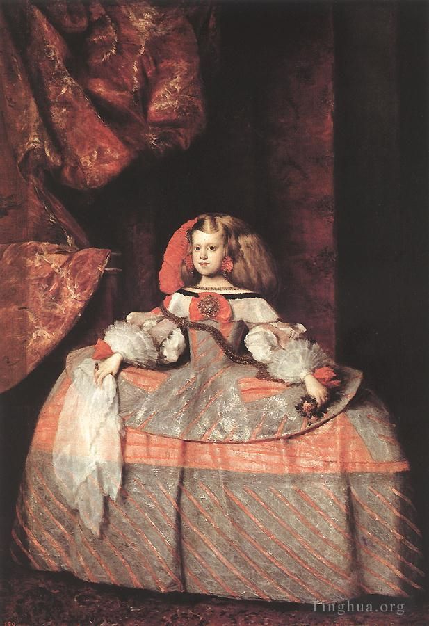 Diego Velázquez Ölgemälde - Die Infantin Don Margarita von Österreich