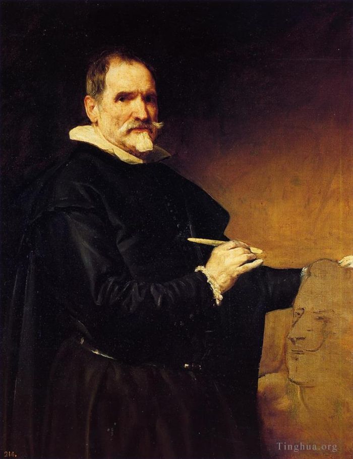 Diego Velázquez Ölgemälde - Der Bildhauer Martinez Montanes