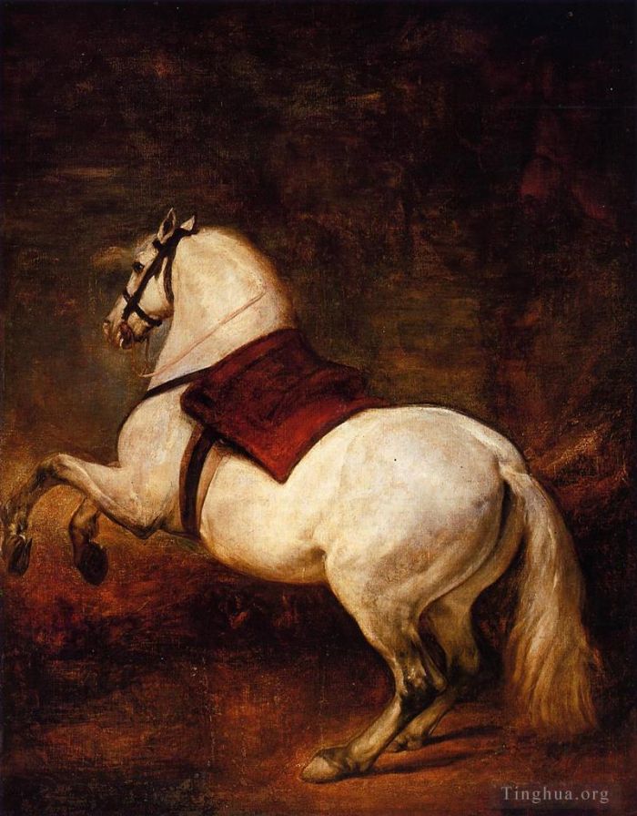 Diego Velázquez Ölgemälde - Das weiße Pferd