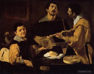 Diego Velázquez Werk - Drei Musiker, auch bekannt als Musical Trio