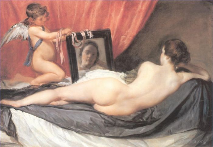 Diego Velázquez Ölgemälde - Venus vor ihrem Spiegel