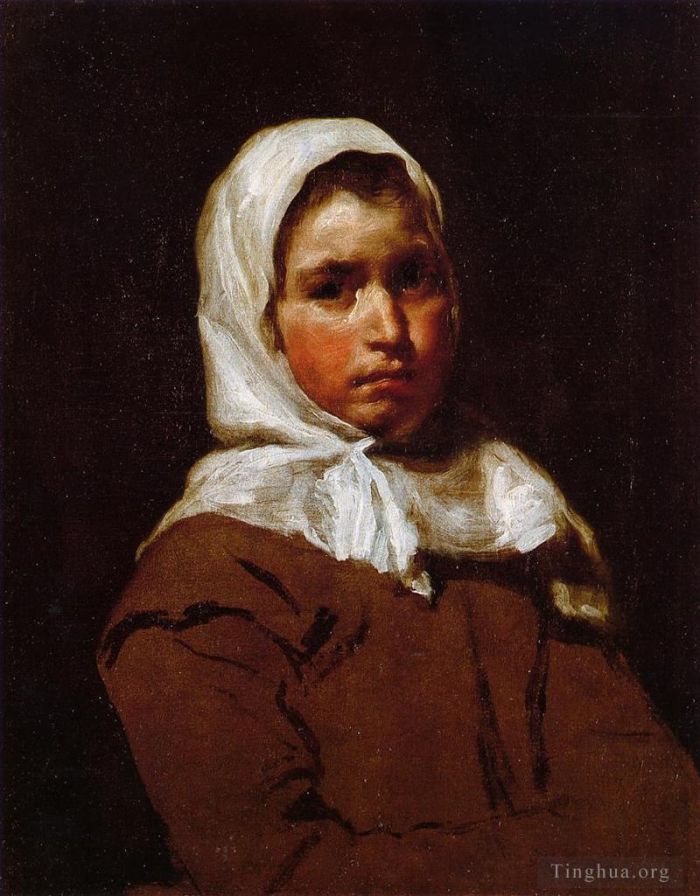 Diego Velázquez Ölgemälde - Junges Bauernmädchen