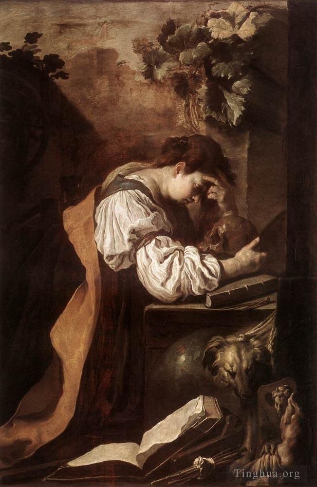 Domenico Fetti Ölgemälde - Melancholie 1622
