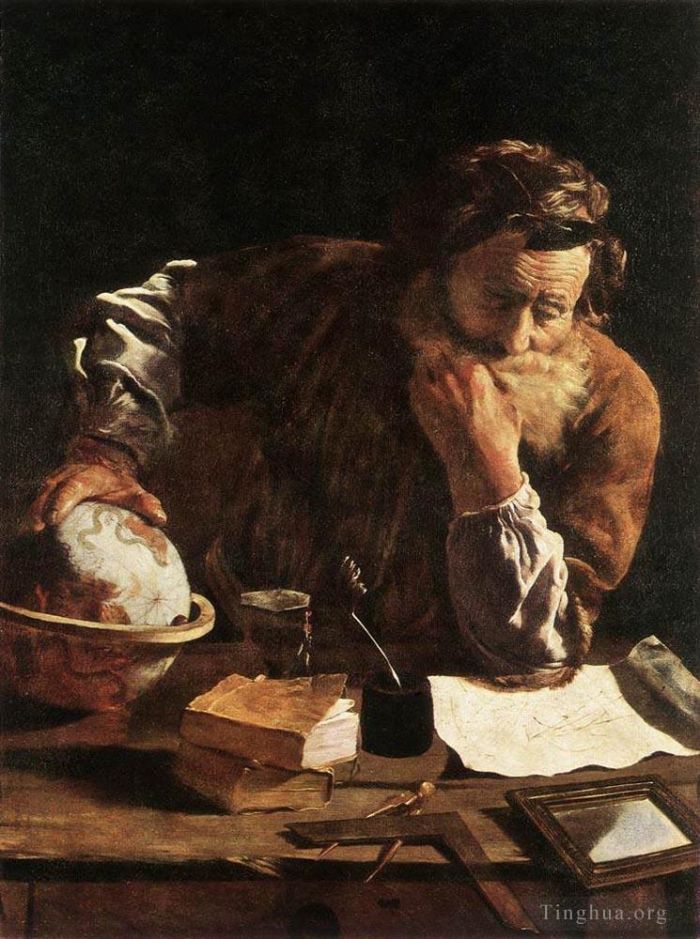Domenico Fetti Ölgemälde - Porträt eines Gelehrten